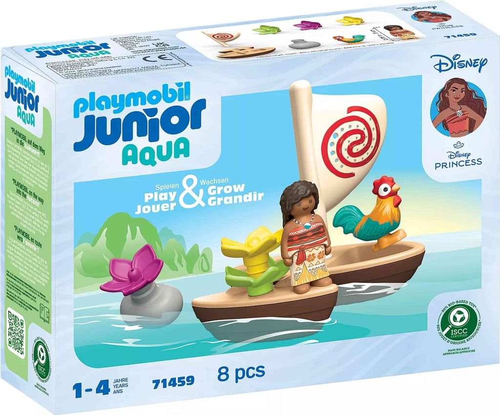 PLAYMOBIL 71459 1.2.3 & Disney: Vaiana Katamaran