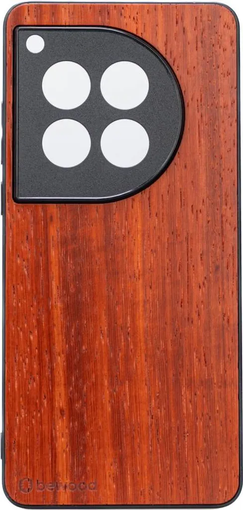Cover Legno Padouk OnePlus 12 Bewood - Eleganza Minimal e Sottile