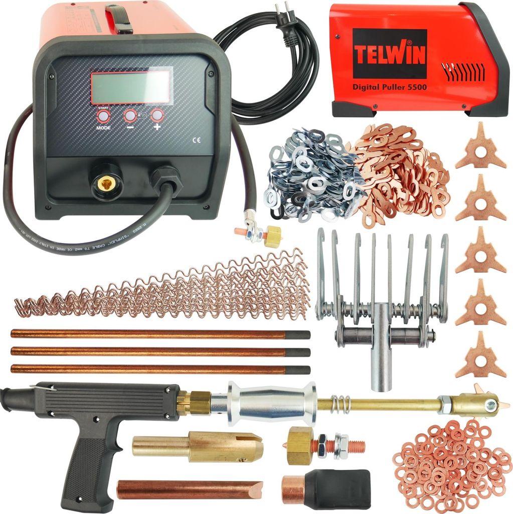 Spotter Blacharski Telwin Digital Puller 5500 230V ZUBEHÖR zum Schweißen