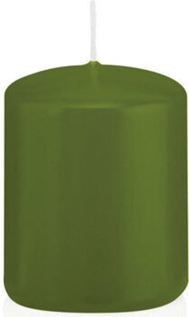 Wiedemann Stumpenkerzen Olive 60 x Ø 48 mm, 24 Stück