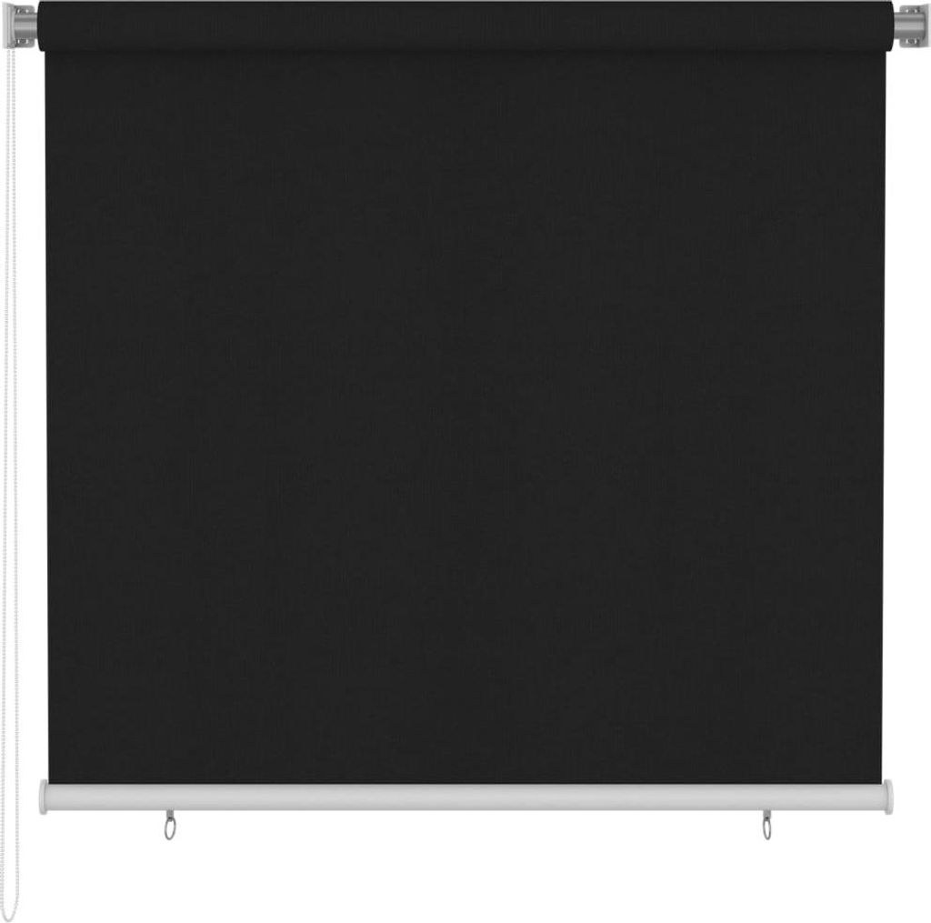 vidaXL Außenrollo 165 (B) x 140 (H) cm Schwarz