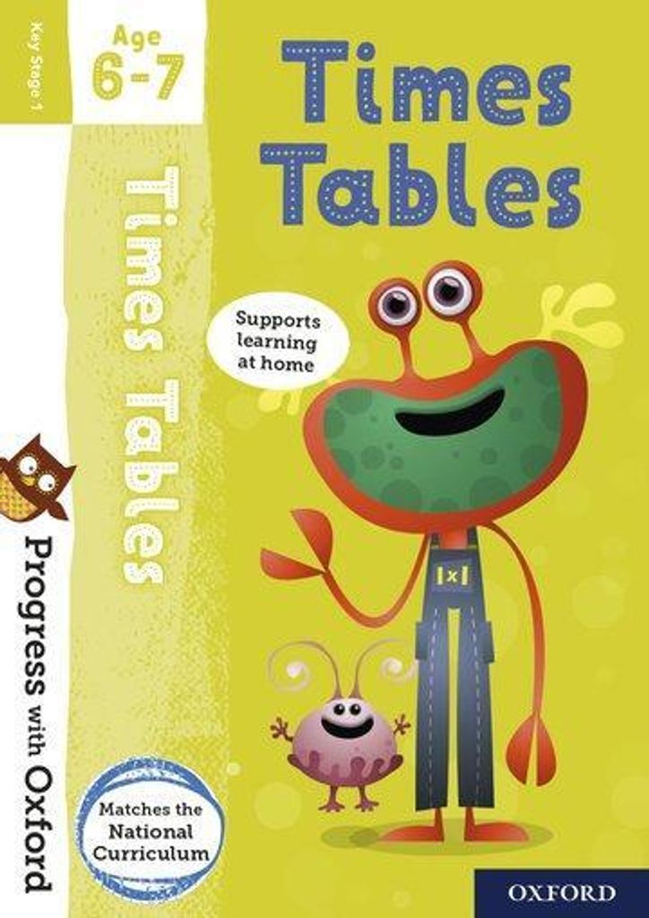 Times Tables Age 6-7 Maths Sticker Book – Lingua: Inglese