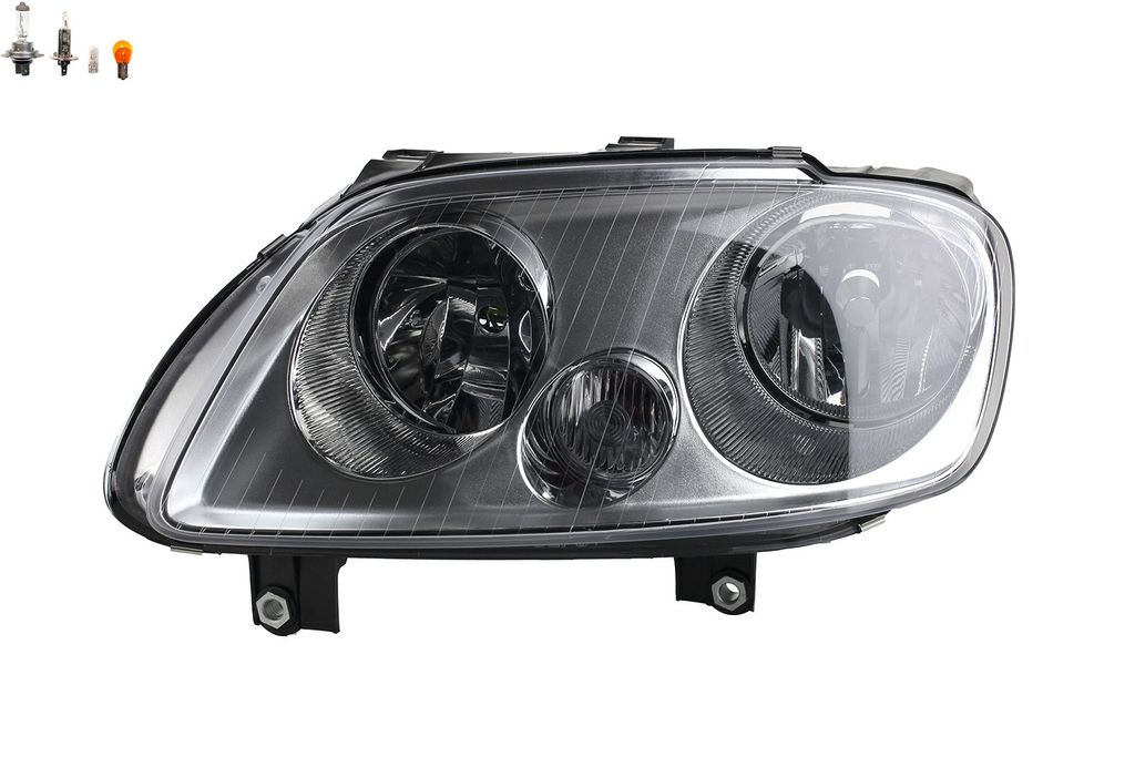 Johns, Scheinwerfer Halogen passend für VW Touran 1T 02/2003-10/2006 Links Leuchtmittel 2K0941005D 2K0941005B