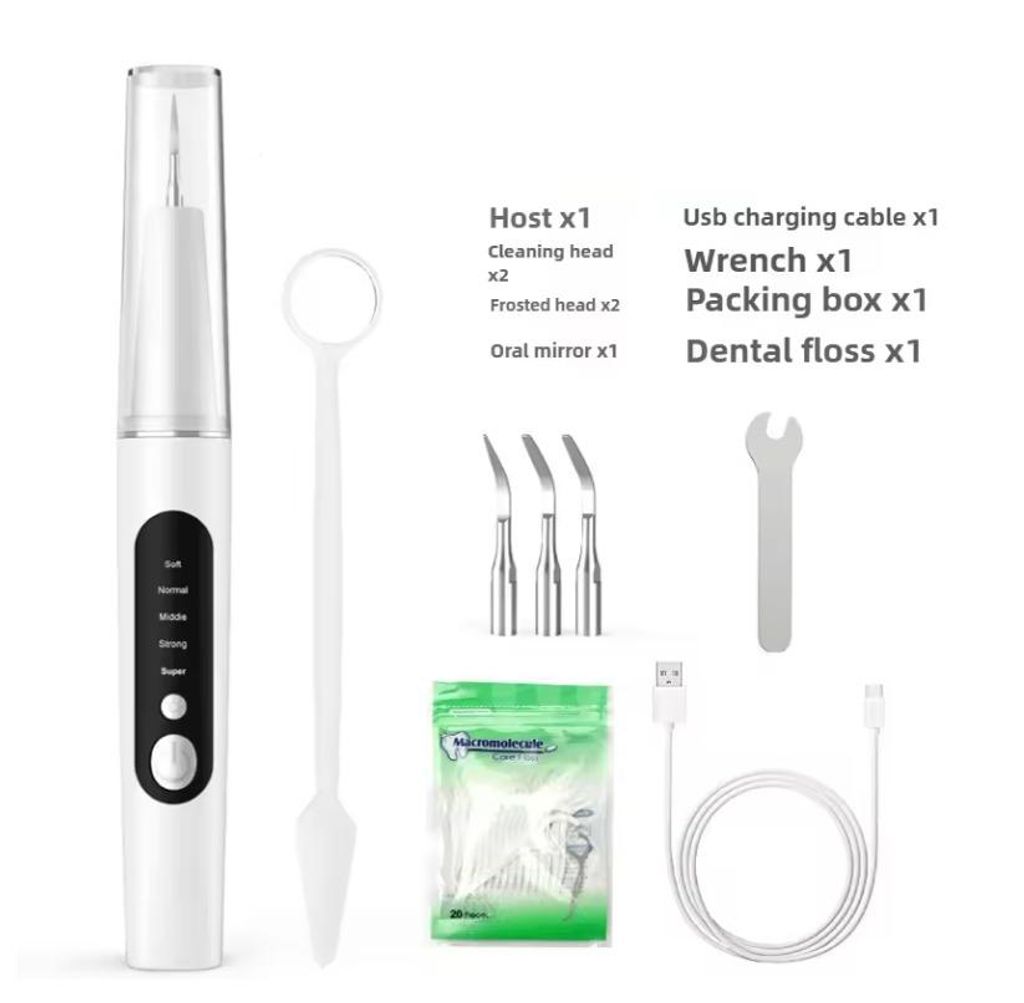 Elektrischer Ultraschall-Zahnsteinentferner mit 5 Geschwindigkeitsstufen zur Entfernung von Zahnstein, Zahnbelag, Zahnreinigung und Zahnaufhellung