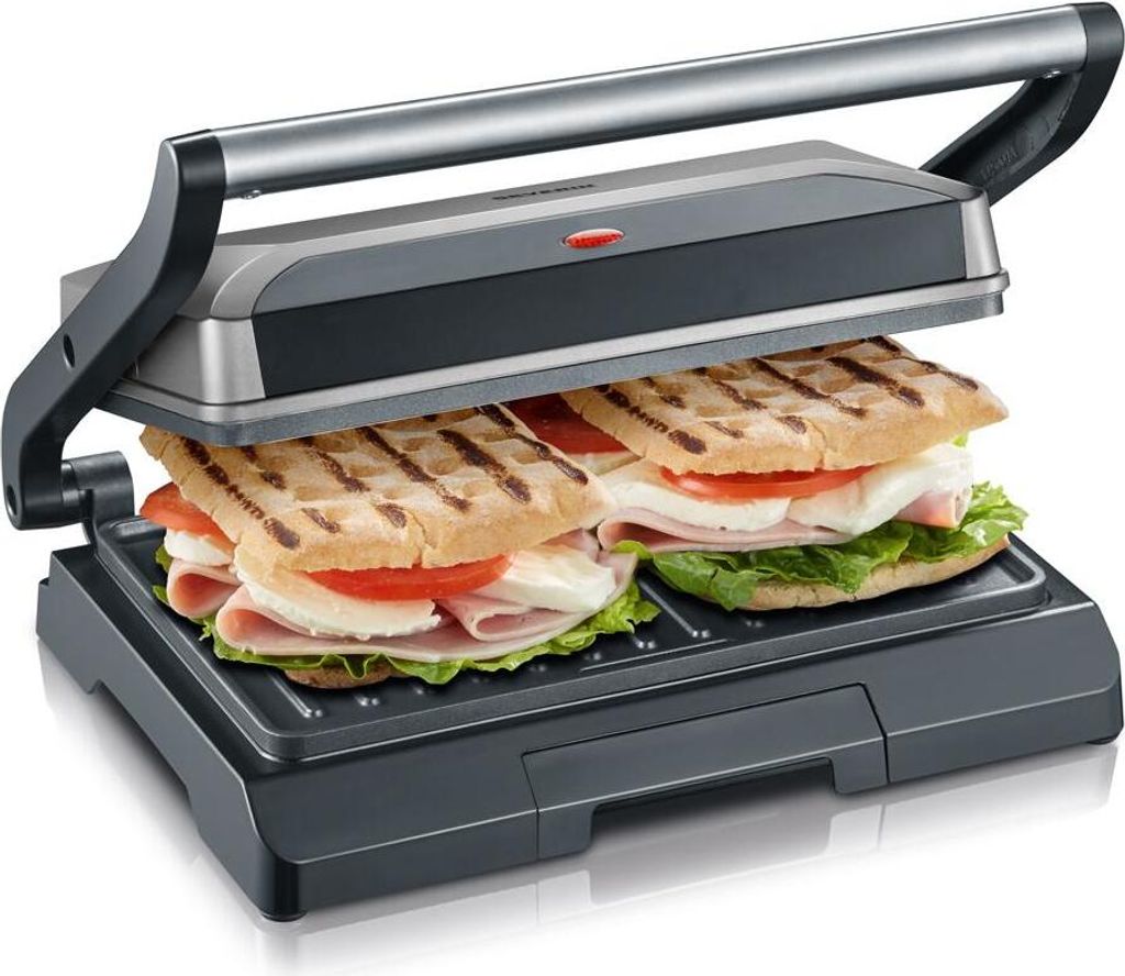 Multi-gril compact, plaques antiadhésives, 800 W, 23 x 14,5 Image du produit 