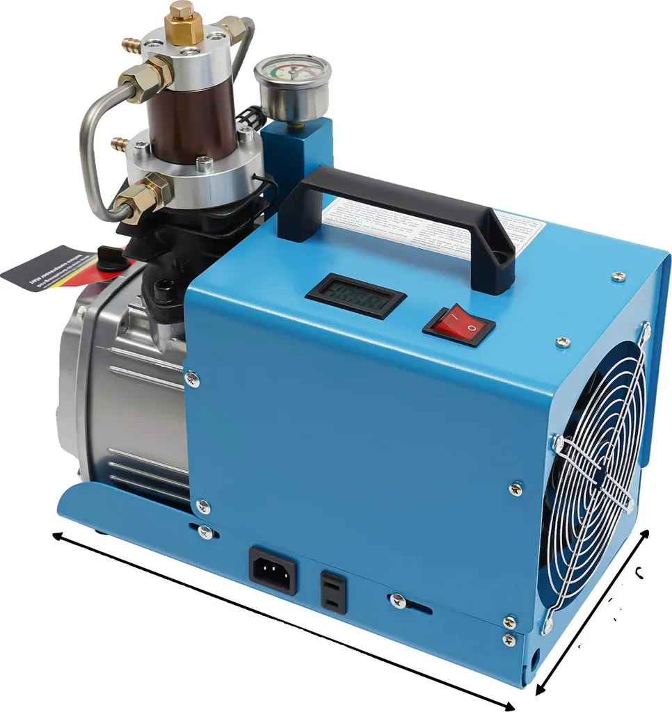 Compresseur d'air haute pression 1800W 300 bar 220V avec débit 100L/min