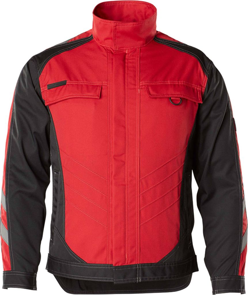 MASCOT Fulda Arbeitsjacke Größe S, rot/schwarz | Packung (1 Stück)