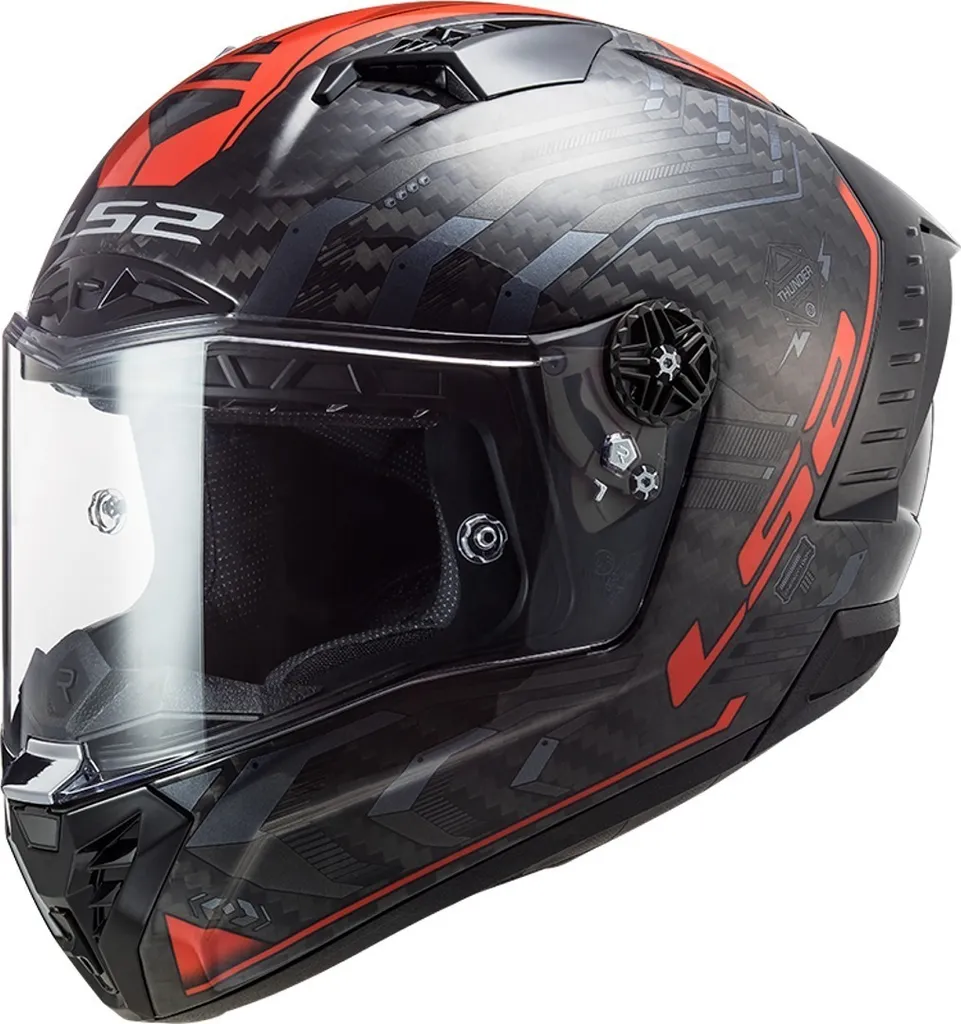 Casque LS2 FF805 Thunder Sputnik Carbon : Sécurité et Confort en XS