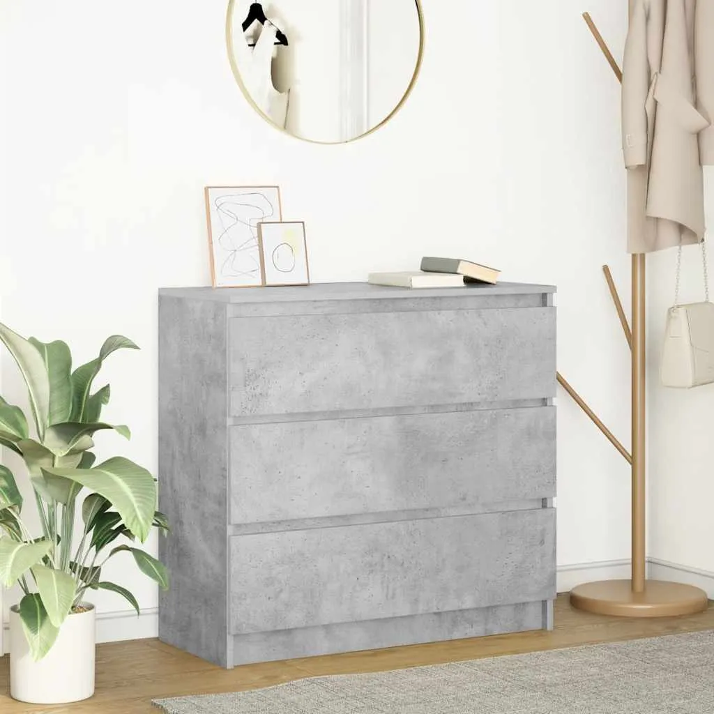 Mobile Buffet Design Grigio Cemento 80x35x76 cm | Octo Luxury Edition