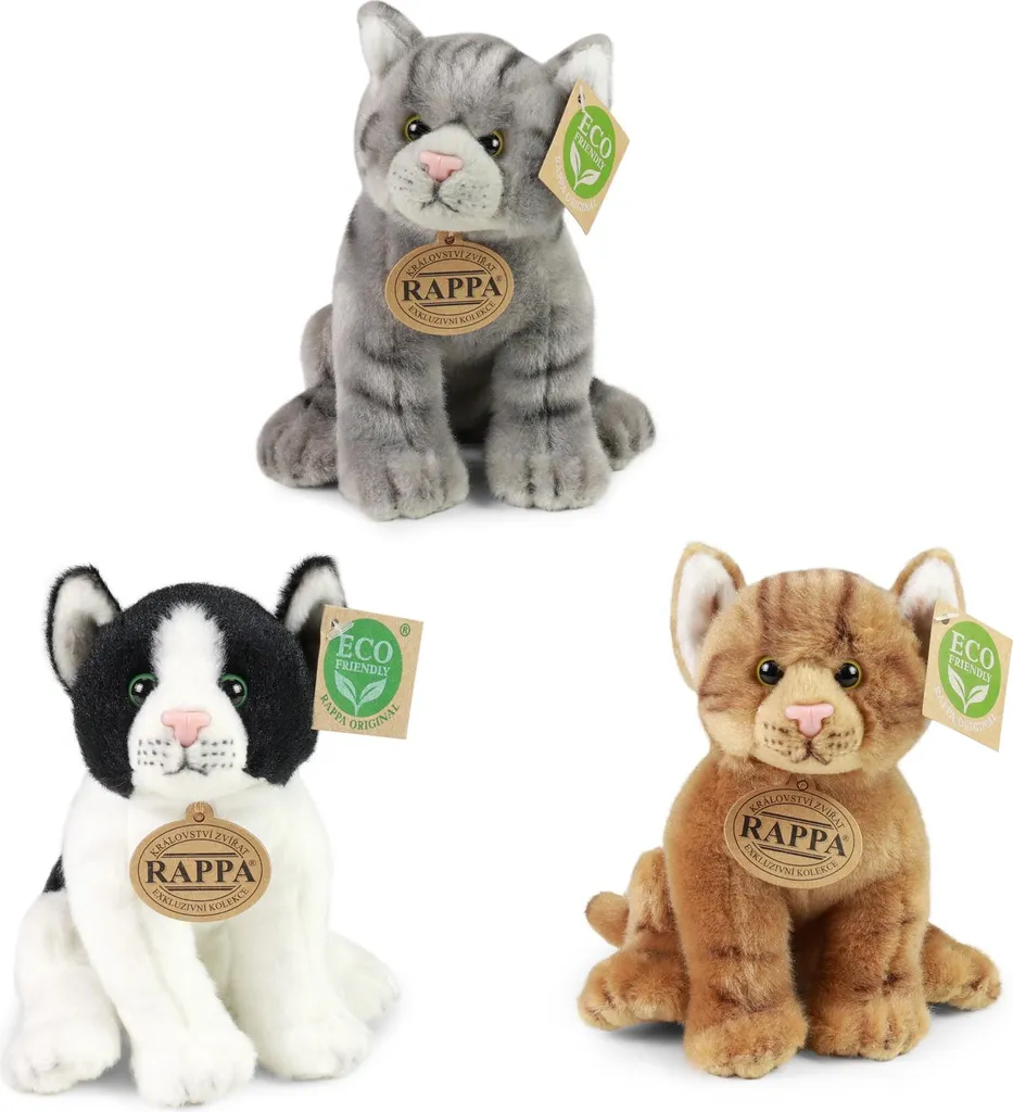 Peluche Chien et Chat RAPPA Collection Exclusive Éco-responsable