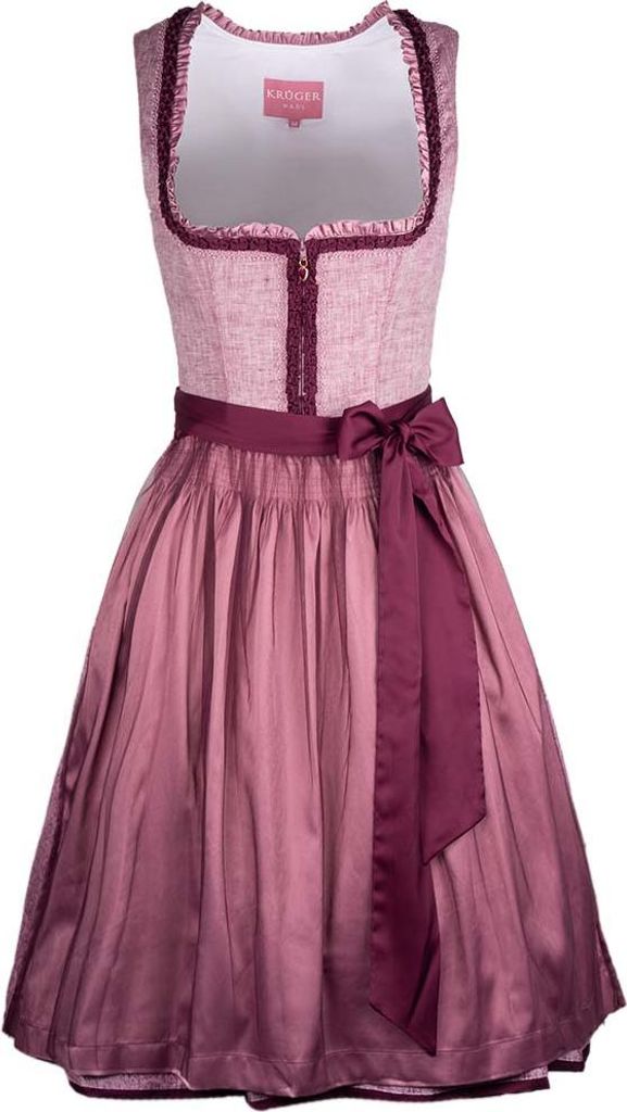 Dirndl Maryanne 60cm Länge rot 36 Produktbild 