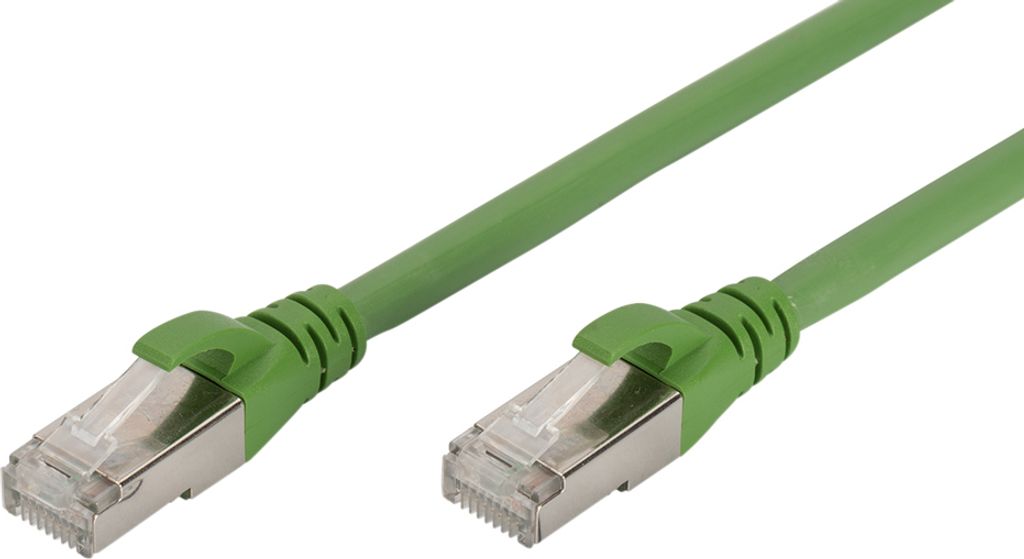 DIGITUS Patchkabel PUR Kat. 6A S/FTP 5,0 m grün