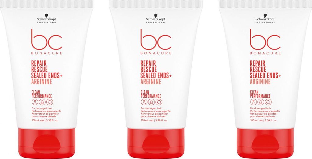BC Bonacure Repair Rescue Sealed Ends+ 3x100 ml