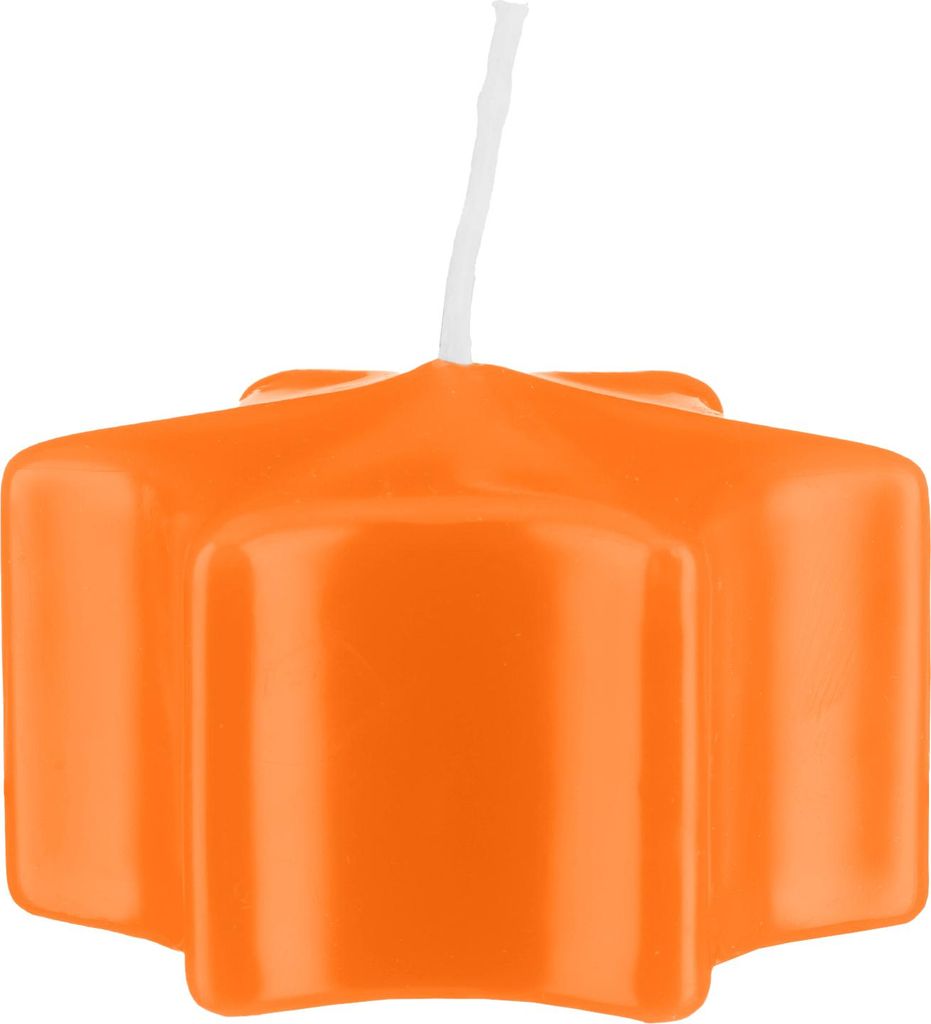 Sternkerzen Schwimmkerzen Mandarin Orange 35 x Ø 60 mm, 16 Stück