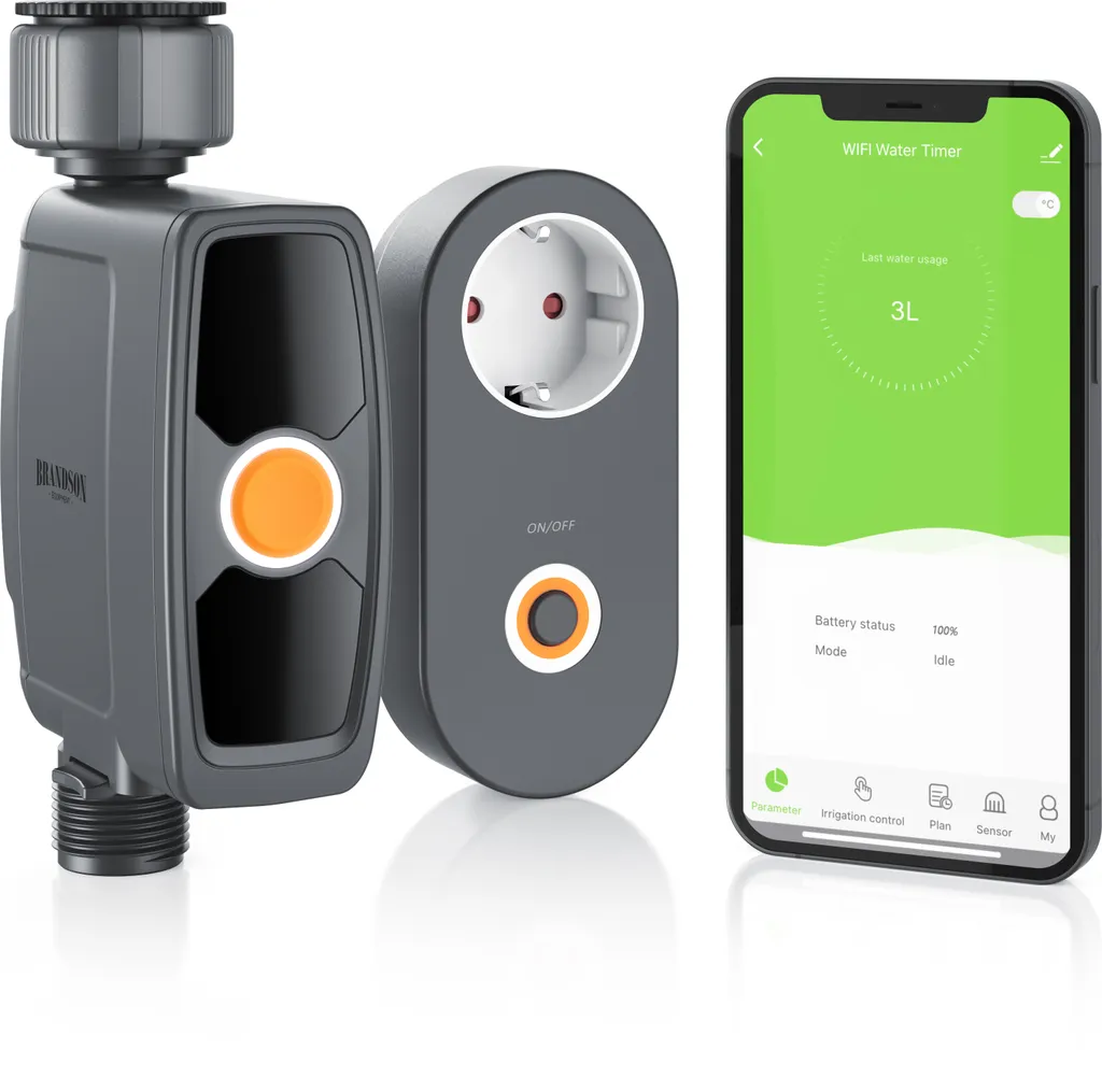 Brandson Ordinateur d'Arrosage WLAN Wifi avec Programmateur Automatique