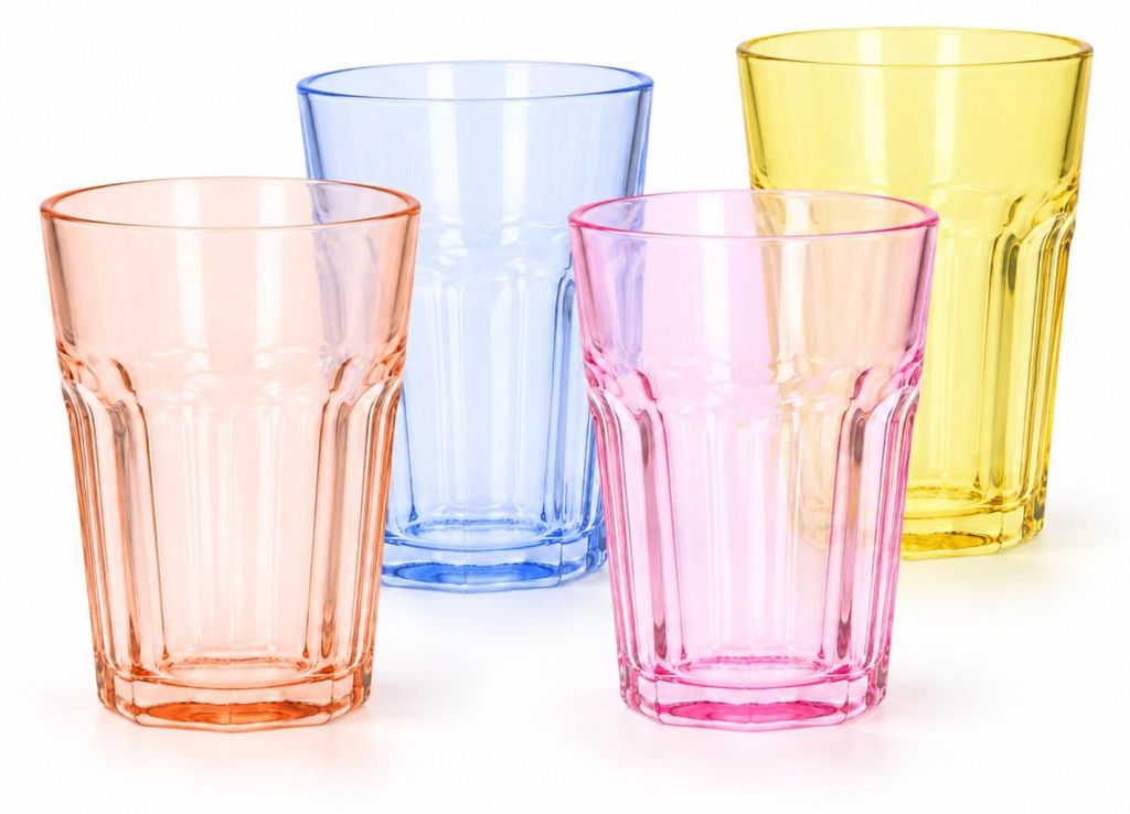 Excellent Houseware Trinkglazen Coloris - 4 stuks - Productafbeelding 