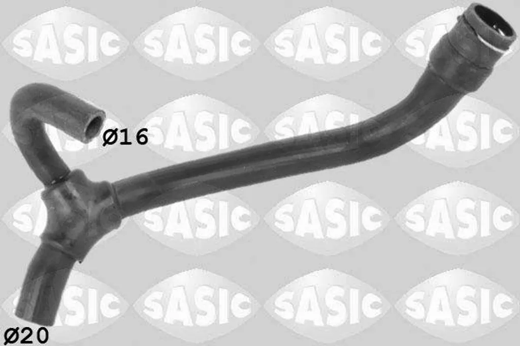 Durite de radiateur automobile pour Opel Meriva et Combo SASIC