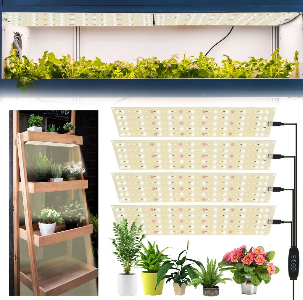 Pflanzenlampe LED Vollspektrum Dimmbare Pflanzenleuchte Produktbild 