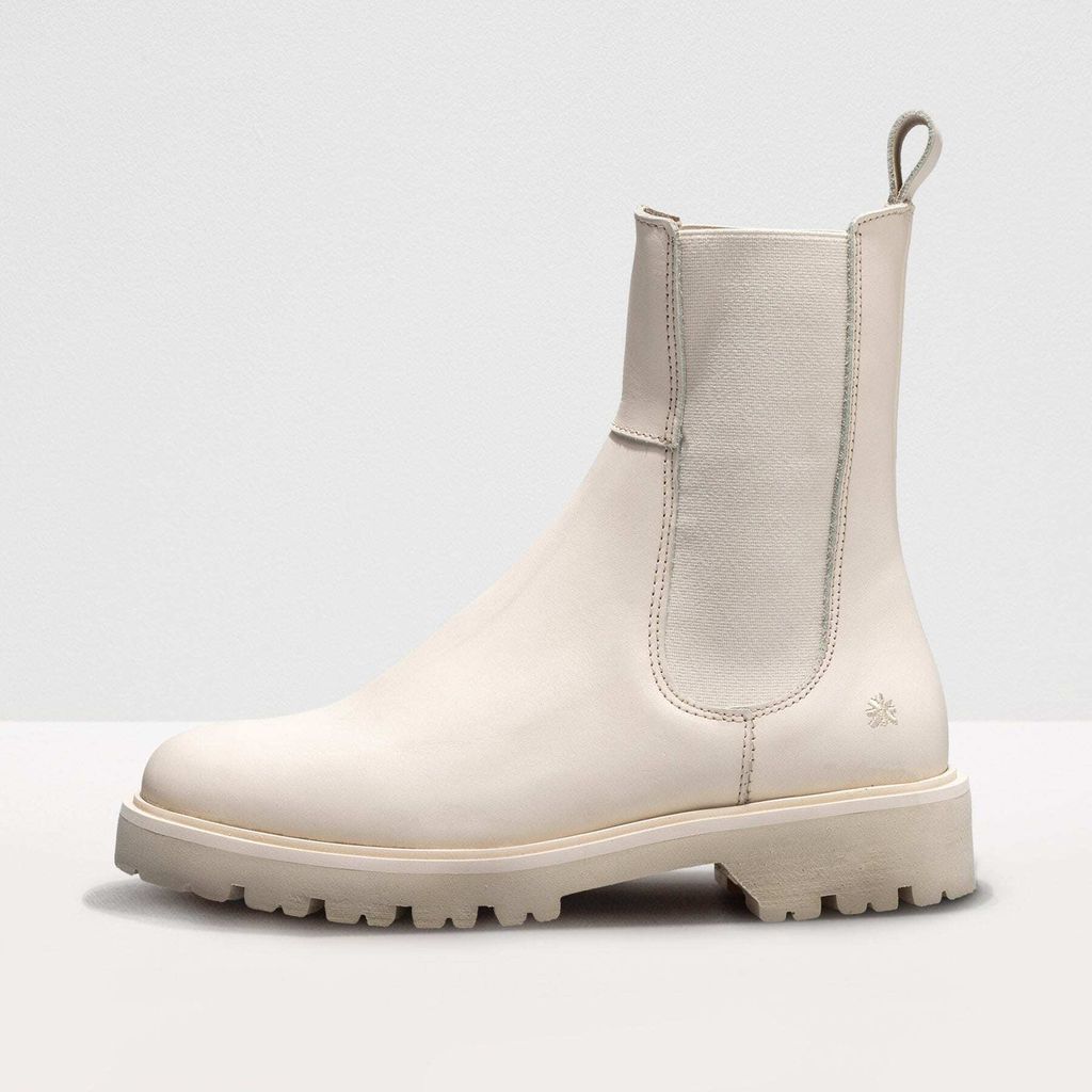 Art Schnürstiefel Damen 1681 GRASS WAXED CREAM/ GRAZ Farbe Beige