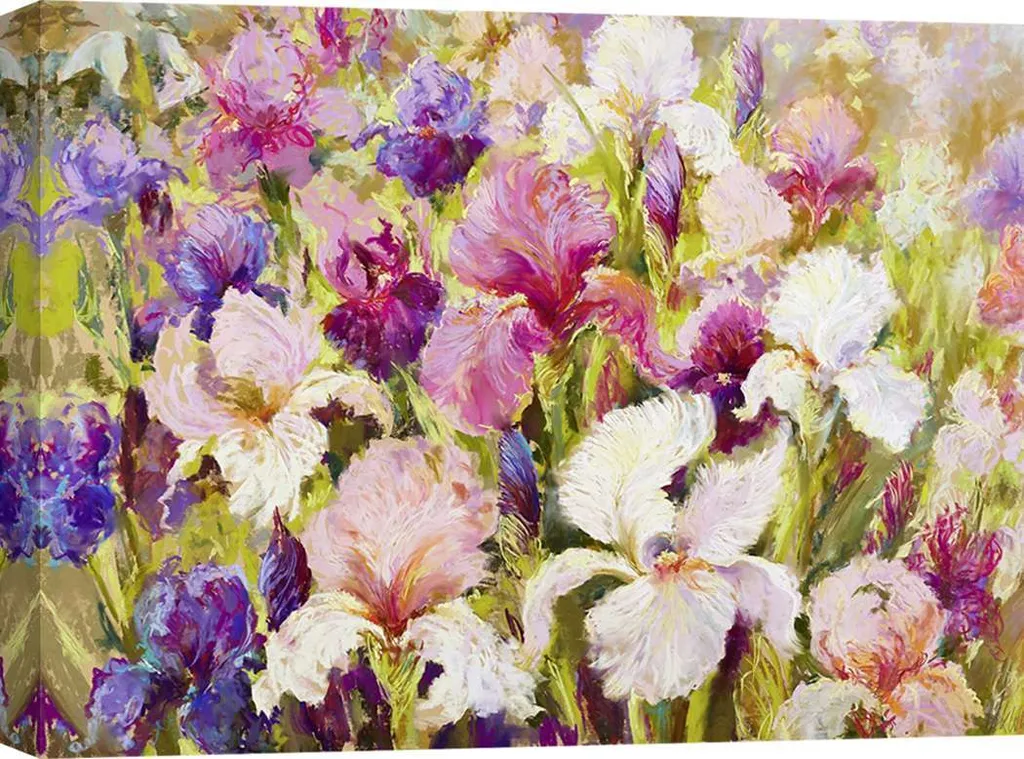 Décoration Murale Fleurie : Tableau Nel Whatmore sur Canevas 60x40cm