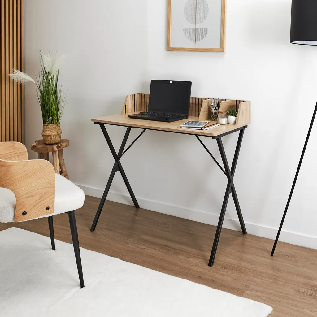 Bureau Design Epure Klaus avec Finition Premium et Plateau Résistant