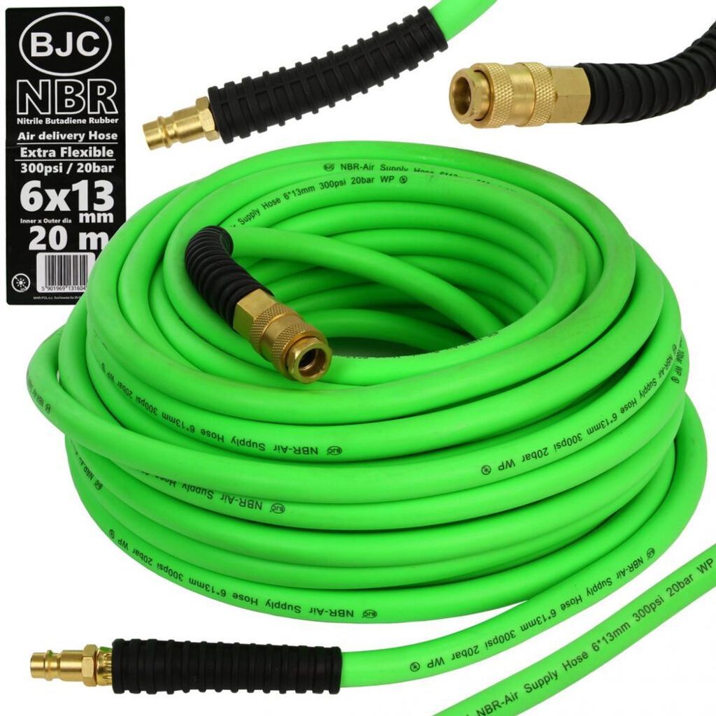 BJC Vzduchová hadice s rychlospojkami 20m, 20bar, 6x13mm Obrázek produktu 