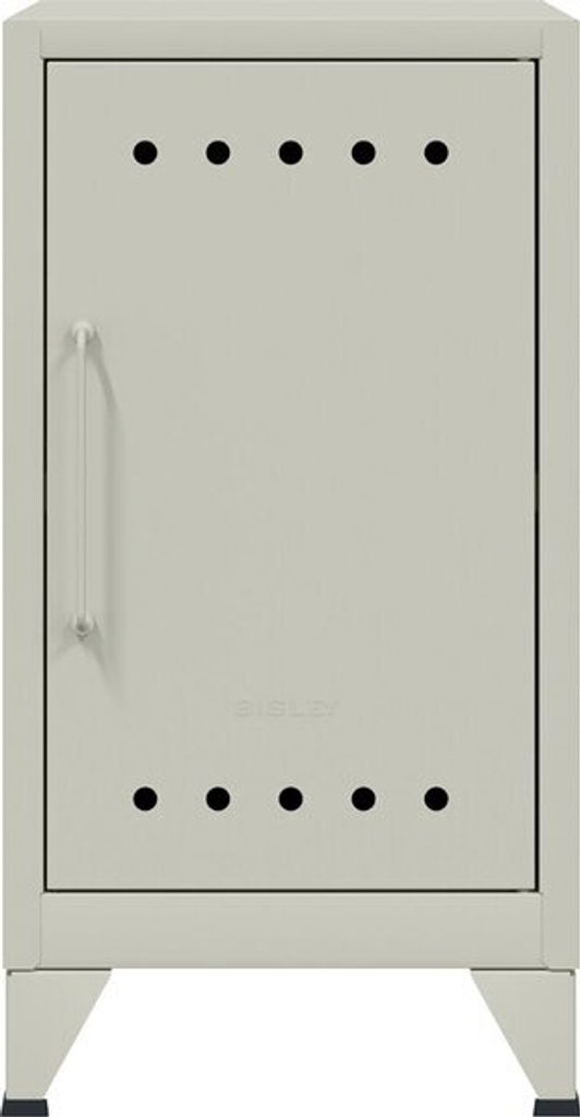 BISLEY Stahlschrank Fern Mini FERMINRH696 verkehrsweiß 38,0 x 40,0 x 72,5 cm, aufgebaut