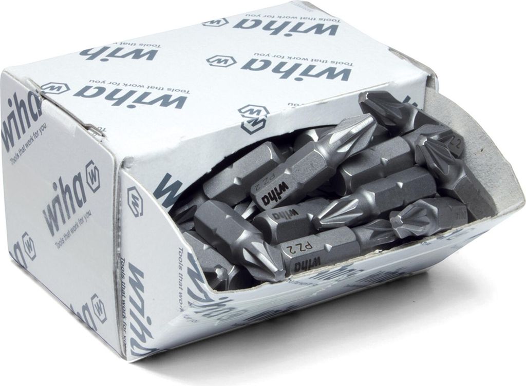 Wiha Bit Set Standard 25 mm TORX (T40) 50-tlg. 1/4" in Großpackung (08070)