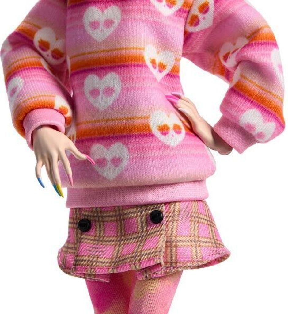 Monster High X Wednesday Enid Sinclair v růžovém outfitu Obrázek produktu 6