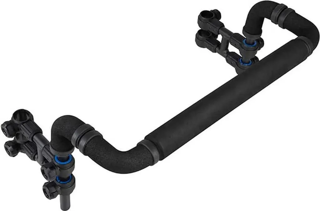 Fixation Matrix 3D-R Argent Robuste pour Barre de Siège de Pêcheur