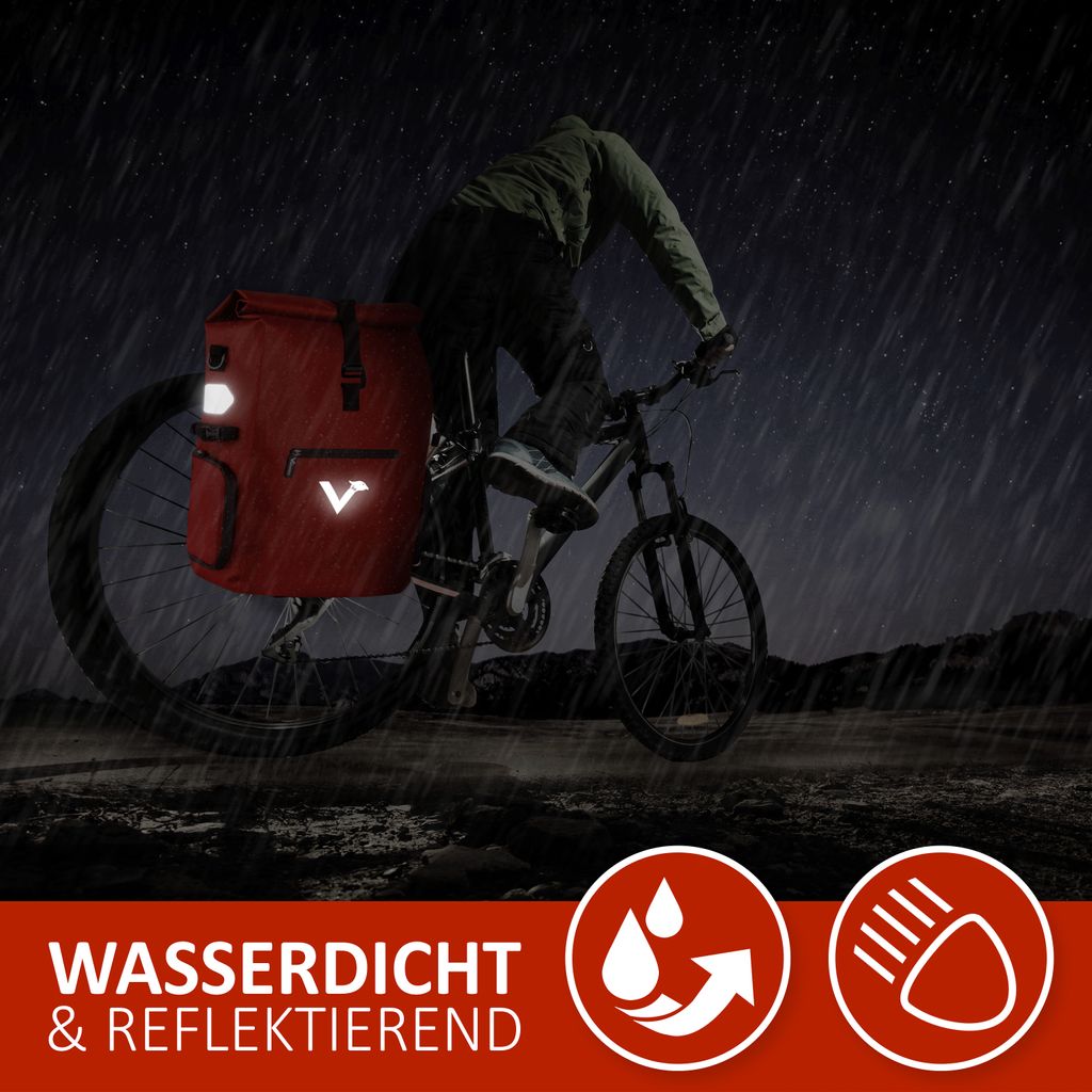 Valkental® ValkPro 3in1 Fahrradtasche, Rucksack & Produktbild 6