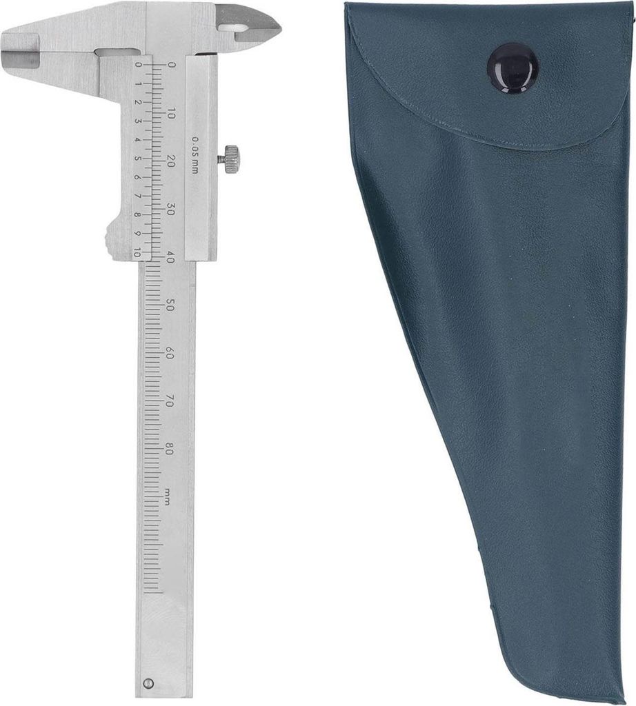 Messschieber aus Edelstahl, Messbereich 0 bis 80 mm, tragbarer Messschieber für kleine Objekte