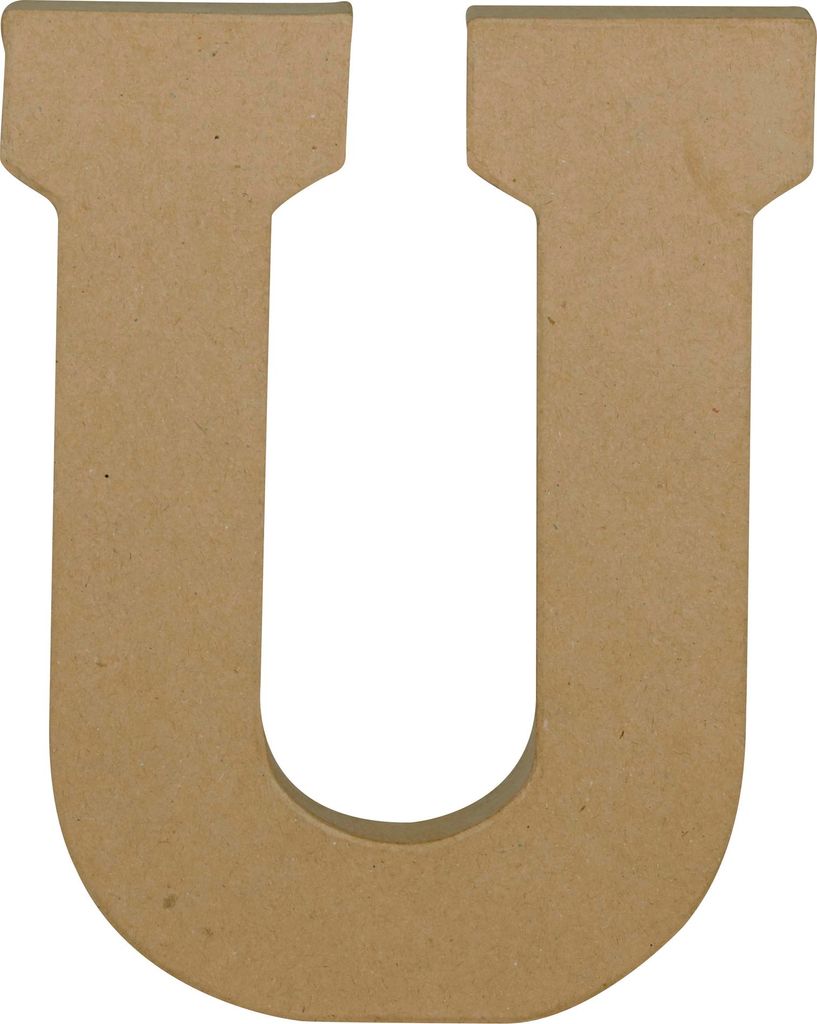 Clairefontaine Buchstabe U Kraft 20cm