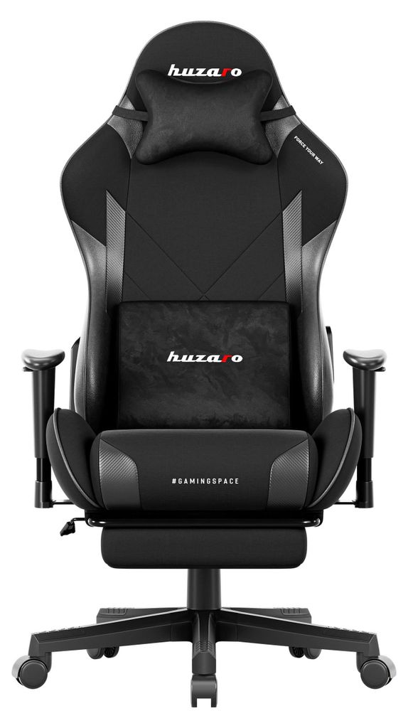 Huzaro Force 5.7 Noir - Chaise de jeu, accoudoirs 2D, Image du produit 