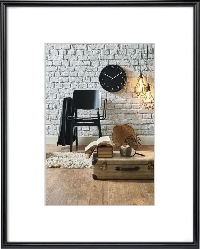 Cornice di plastica Siviglia, nera, 60 x 80 cm