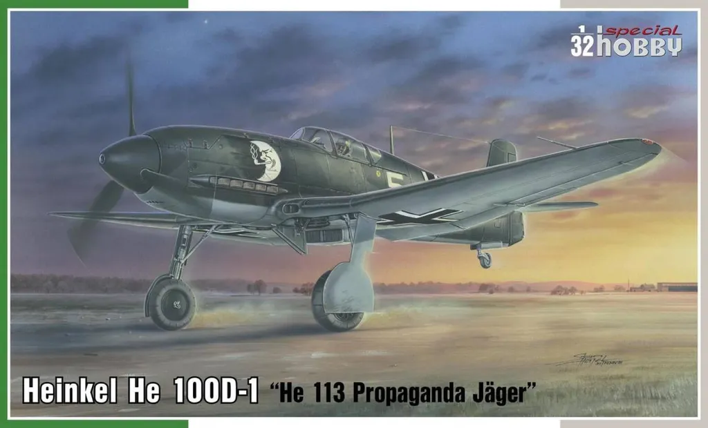 Heinkel He 100D-1 1:32 Special Hobby avec Détails de Propagande He 113