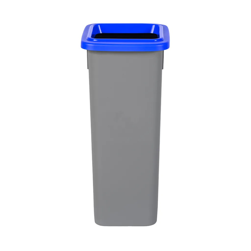Plafor Poubelle Fit 20L - Collecte de Tri Sélectif - Couvercle Bleu