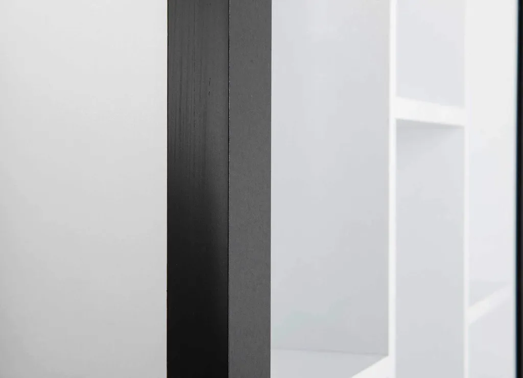 Étagère Murale Septem Inter Link Robuste en Noir et Blanc 80 cm - 9