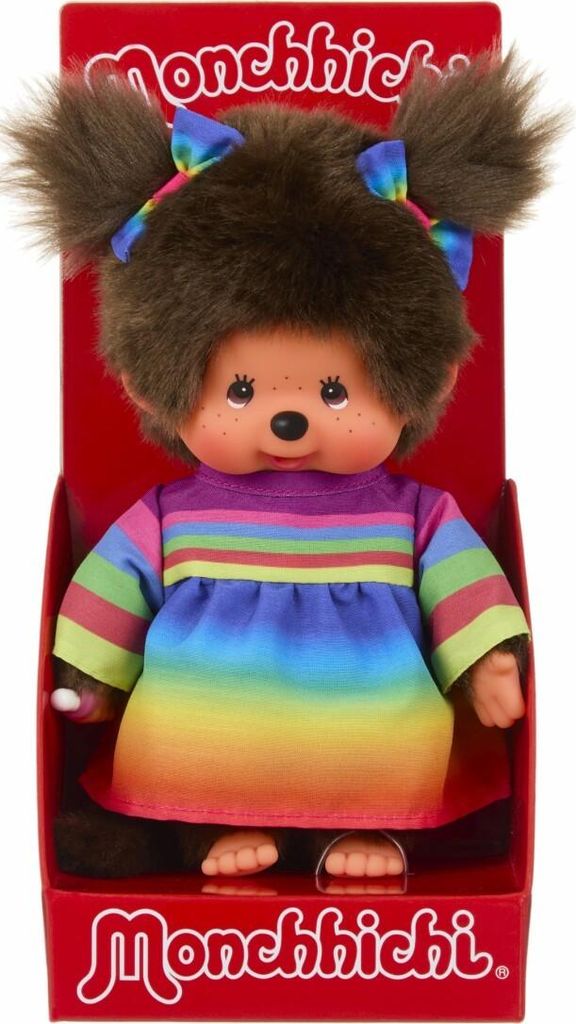 Sekiguchi Monchhichi 20cm Rainbow Dress Girl Produktbild 