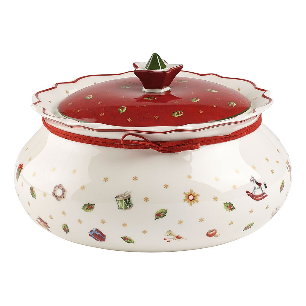 Villeroy & Boch Toy's Delight Desayuno Para 2, Porcelana Preiu, Rojo Y Blanco, Juego De 6