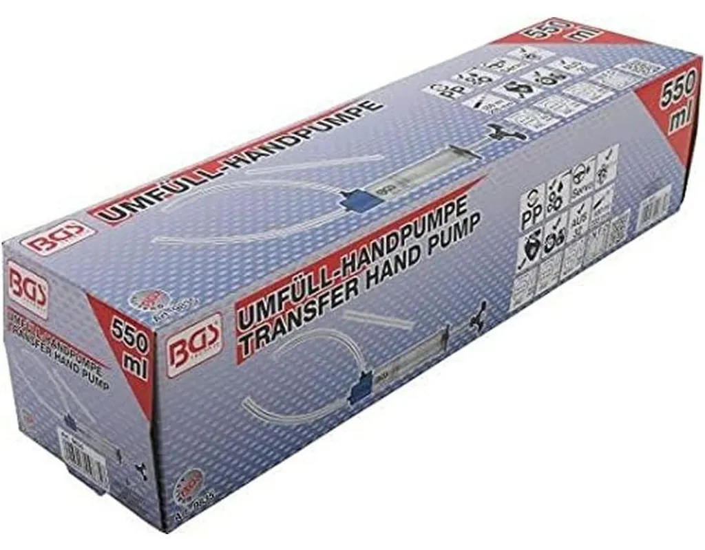 Pompe de Transfert à Main D-Work 550 ml - Seringue Aspiration Résistante - 3