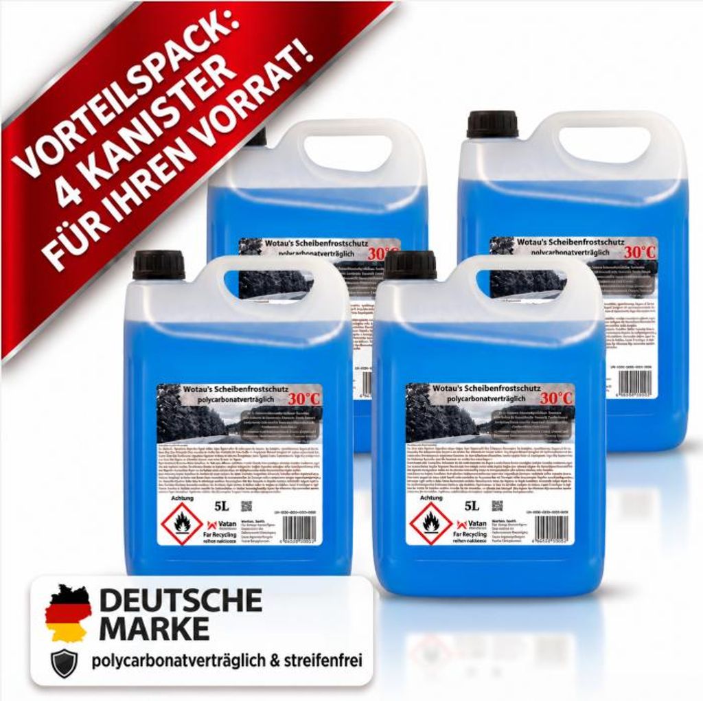 20 L Scheibenfrostschutz Konzentrat bis -30 °C – Winter Produktbild 