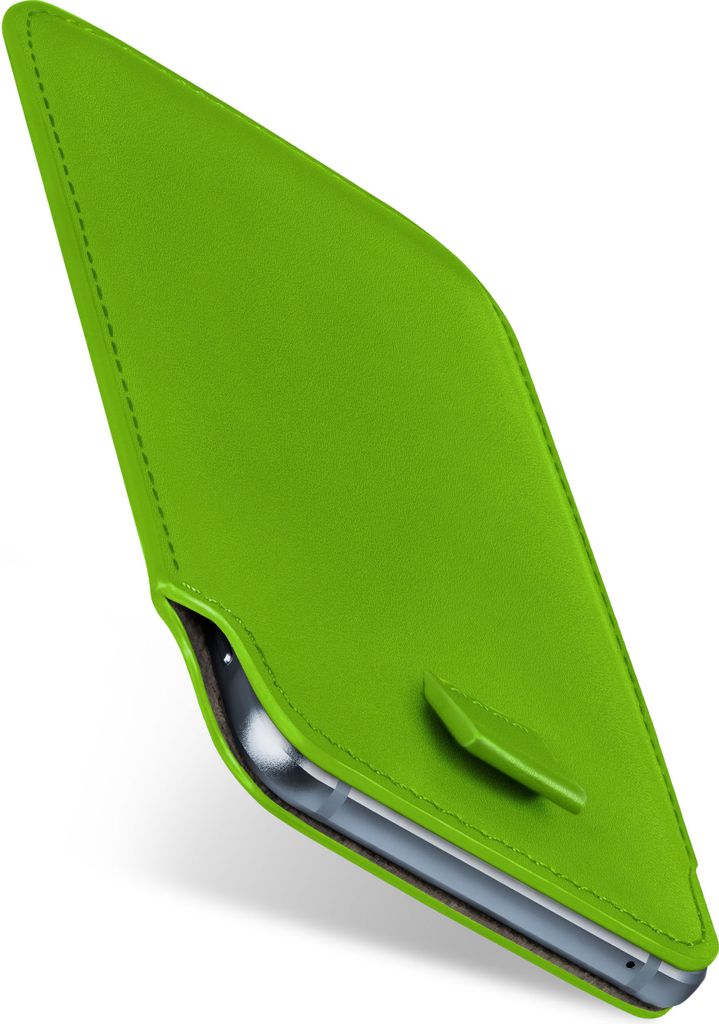 PULL-Case für Alcatel U3 (2018), Farbe:Lime-Green