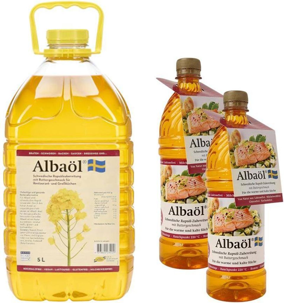 Akce na olej Alba – řepkový olej s příchutí másla, 5l Obrázek produktu 