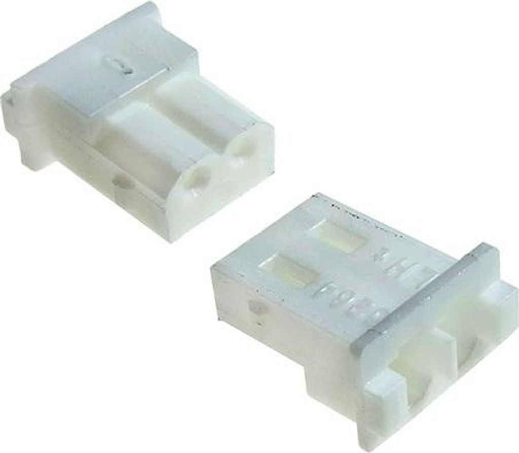 SPOX-Stecker, weiblich, 2-polig, R, 2,54 mm, 10 Stück