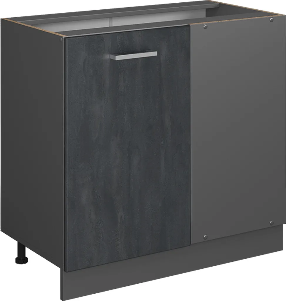 Mobile Angolare Vicco R-Line 86 cm Cucina Calcestruzzo Antracite