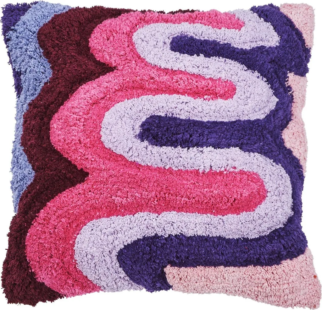 Taie de coussin carrée Happy Done en textile doux pour canapé salon
