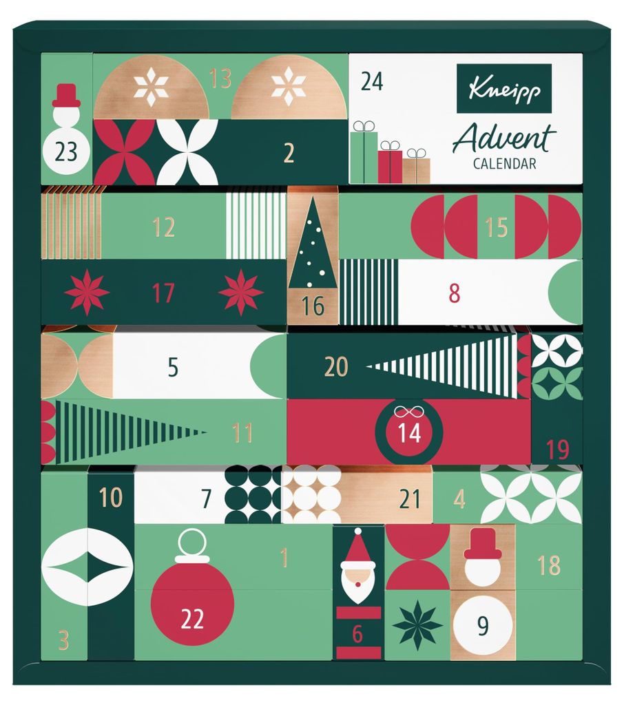 Kneipp Adventskalender 2026 mit 24 Beauty Überraschungen Produktbild 
