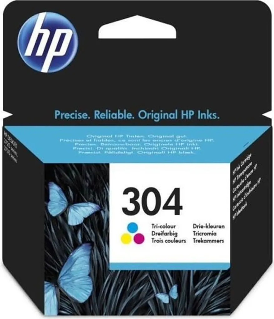 Cartuccia HP 304 Tricromia Originale N9K05AE - Garanzia di Qualità HP