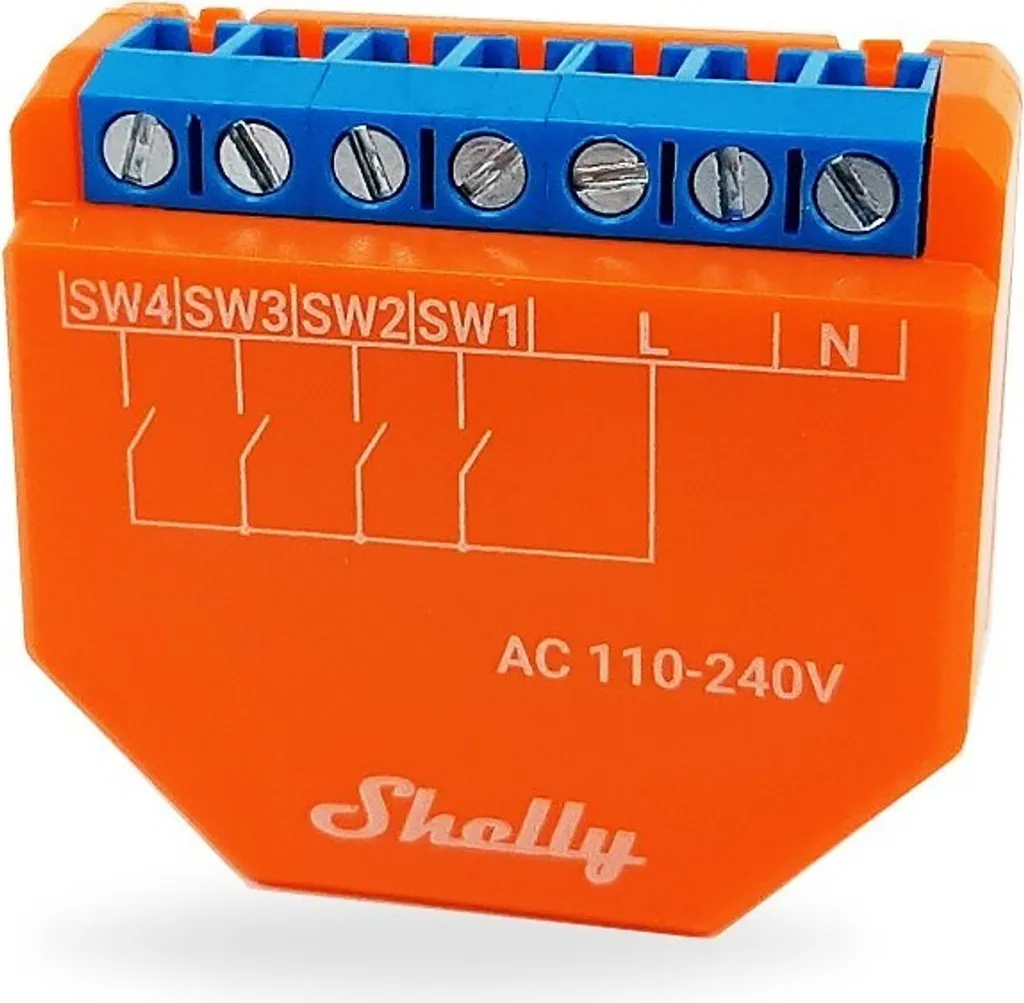 Module de Commande Wi-Fi Shelly Plus i4 pour Interrupteurs Intelligents - 18